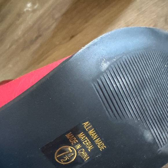 Red Western Style Women's Boots - Picture 6 of 6